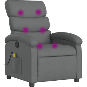 vidaXL Dunkelgrauer Relaxsessel - Massagesessel vidaXL Dunkelgrauer Relaxsessel - Massagesessel