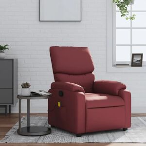 MAISONCHIC Rødvin massagestol - Recliner med vibrationsmassage MAISONCHIC Rødvin massagestol - Recliner med vibrationsmassage