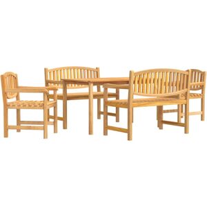 vidaXL Gartenmöbelset - Teak - 4 Teile vidaXL Gartenmöbelset - Teak - 4 Teile