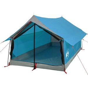 vidaXL Tenda de camping impermeável azul para 2 pessoas - Leve e portátil vidaXL Tenda de camping impermeável azul para 2 pessoas - Leve e portátil