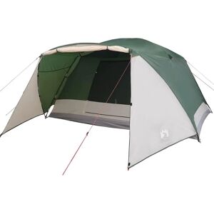 vidaXL Camping Tent with Porch 4-Person Lightweight Dome Tent Green Waterproof - Camping Tent vidaXL Camping Tent with Porch 4-Person Lightweight Dome Tent Green Waterproof - Camping Tent