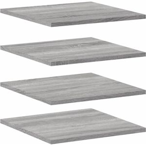 vidaXL Wall Shelf 40x40x1.5cm Grey Sonoma - Wall Shelf vidaXL Wall Shelf 40x40x1.5cm Grey Sonoma - Wall Shelf