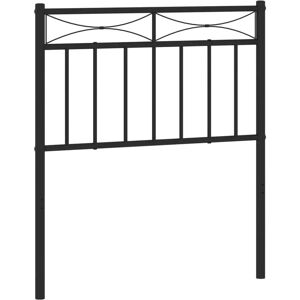 vidaXL Metal Headboard - 75 cm - Black - Headboard vidaXL Metal Headboard - 75 cm - Black - Headboard