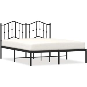 vidaXL Bettgestell Schwarz 135x190cm - Bettgestell vidaXL Bettgestell Schwarz 135x190cm - Bettgestell