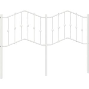 vidaXL Metal Headboard 140cm White - Headboard vidaXL Metal Headboard 140cm White - Headboard