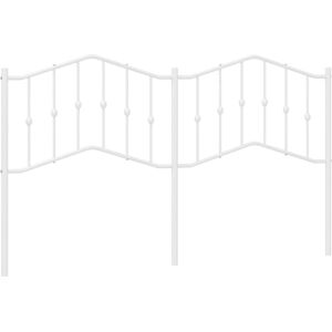 vidaXL Metal Headboard White 180 cm - Headboard vidaXL Metal Headboard White 180 cm - Headboard