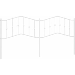 vidaXL Metal Headboard 193 cm White - Headboard vidaXL Metal Headboard 193 cm White - Headboard