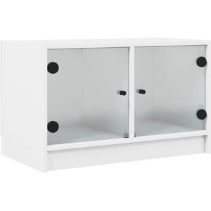 vidaXL 836357 TV cabinet - Classic White with Glass Doors vidaXL 836357 TV cabinet - Classic White with Glass Doors