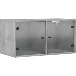 vidaXL Wall Cabinet Concrete Grey 68.5x37x35 cm - Wall Cabinet vidaXL Wall Cabinet Concrete Grey 68.5x37x35 cm - Wall Cabinet