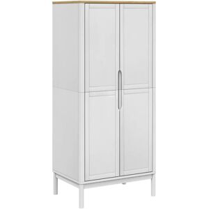 vidaXL Wardrobe FLORO White - Wardrobe - Solid Wood Pine vidaXL Wardrobe FLORO White - Wardrobe - Solid Wood Pine