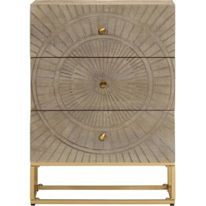 vidaXL Commode en Bois de Mango Massif - 55x30x76 cm - Marron - Commode vidaXL Commode en Bois de Mango Massif - 55x30x76 cm - Marron - Commode
