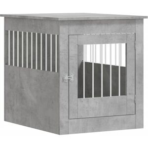 vidaXL Dog Crate Concrete Grey 64.5x80x71 cm - Dog Crate vidaXL Dog Crate Concrete Grey 64.5x80x71 cm - Dog Crate