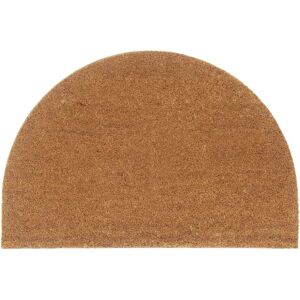 vidaXL Door Mat Natural Half Round 60x90 cm Tufted Coir - Door Mat vidaXL Door Mat Natural Half Round 60x90 cm Tufted Coir - Door Mat