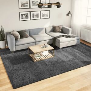 vidaXL Rug OVIEDO Short Pile Anthracite - Rug vidaXL Rug OVIEDO Short Pile Anthracite - Rug