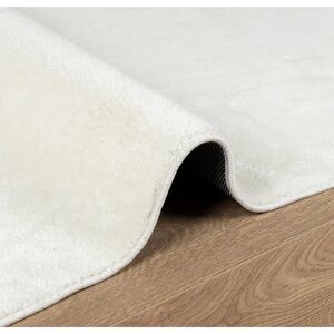 vidaXL Rug OVIEDO Cream - Soft, Washable Floor Mat - 140x200 cm - Rug vidaXL Rug OVIEDO Cream - Soft, Washable Floor Mat - 140x200 cm - Rug