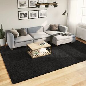vidaXL Teppich OVIEDO Kurzflor Schwarz - Teppich vidaXL Teppich OVIEDO Kurzflor Schwarz - Teppich