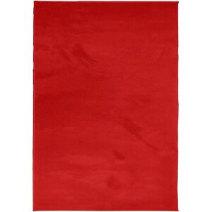 vidaXL Rug Short Pile Soft and Washable Rug Floor Mat Area Rug Carpet Red - Rug vidaXL Rug Short Pile Soft and Washable Rug Floor Mat Area Rug Carpet Red - Rug