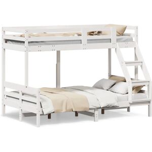 VidaXL Køjeseng Hvid - Børneværelse Pladsbesparende VidaXL Køjeseng Hvid - Børneværelse Pladsbesparende