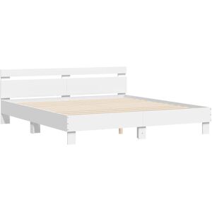 vidaXL Bed Frame 180x200 cm White - Bed Frame vidaXL Bed Frame 180x200 cm White - Bed Frame