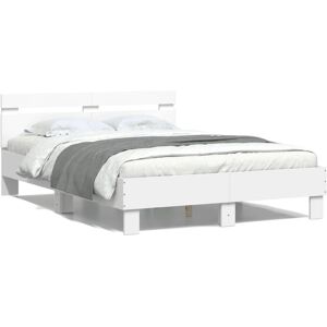 vidaXL 3207427 Bedframe wit 120x200cm - Bed Type vidaXL 3207427 Bedframe wit 120x200cm - Bed Type