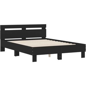 vidaXL Bed Frame - 120x200 cm Zwart - Stevige ondersteuning vidaXL Bed Frame - 120x200 cm Zwart - Stevige ondersteuning