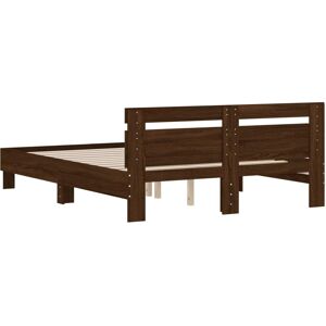vidaXL 3207440 Bed Frame with Headboard - Bed Frame vidaXL 3207440 Bed Frame with Headboard - Bed Frame