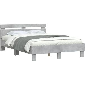 vidaXL Bed Frame with Headboard and LED Bed Base - Bed Type vidaXL Bed Frame with Headboard and LED Bed Base - Bed Type