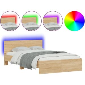 vidaXL Bettgestell mit LED - Bettgestell vidaXL Bettgestell mit LED - Bettgestell