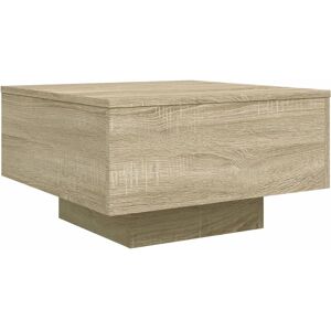 vidaXL Sonoma Oak Coffee Table - 55x55x31 cm - Modern Design vidaXL Sonoma Oak Coffee Table - 55x55x31 cm - Modern Design