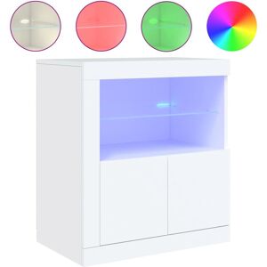 vidaXL Weiß LED Sideboard - Sideboard vidaXL Weiß LED Sideboard - Sideboard