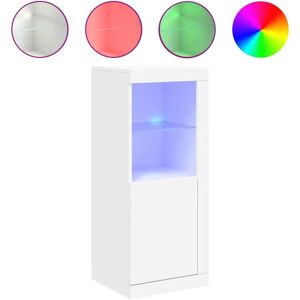 vidaXL 836644 Weiß LED Wohnzimmerschrank - Sideboard vidaXL 836644 Weiß LED Wohnzimmerschrank - Sideboard