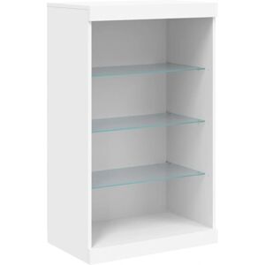 vidaXL White Sideboard with LED Lights - Sideboard vidaXL White Sideboard with LED Lights - Sideboard