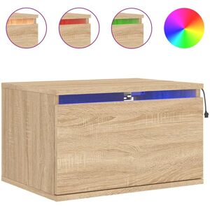 vidaXL Sonoma Eik Vegghylla - Nattbord vidaXL Sonoma Eik Vegghylla - Nattbord