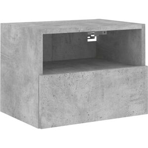 vidaXL TV Wall Cabinet Concrete Grey - Wall-Mounted TV Unit vidaXL TV Wall Cabinet Concrete Grey - Wall-Mounted TV Unit