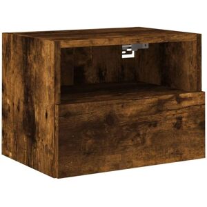 vidaXL TV Wall Cabinet - Smoked Oak - Engineered Wood vidaXL TV Wall Cabinet - Smoked Oak - Engineered Wood