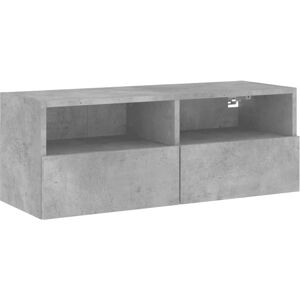 vidaXL TV Wall Cabinet Concrete Grey - TV cabinet vidaXL TV Wall Cabinet Concrete Grey - TV cabinet