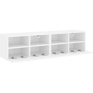 vidaXL 836883 White Wall-mounted TV Cabinet - TV cabinet vidaXL 836883 White Wall-mounted TV Cabinet - TV cabinet