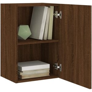 vidaXL 836922 Brown Oak Wall TV Cabinet - TV cabinet vidaXL 836922 Brown Oak Wall TV Cabinet - TV cabinet