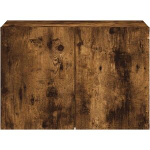 vidaXL 836960 Smoked Oak Wall-mounted TV Cabinet - TV Type vidaXL 836960 Smoked Oak Wall-mounted TV Cabinet - TV Type