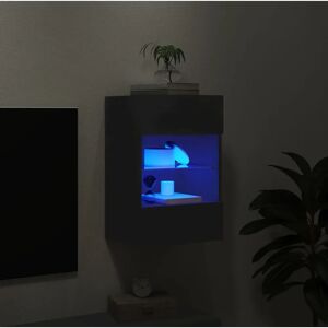 vidaXL 837080 TV Wall Cabinet with LED Lights - TV Wall Unit vidaXL 837080 TV Wall Cabinet with LED Lights - TV Wall Unit