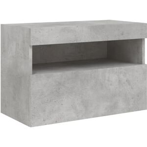 vidaXL TV Wall Cabinet - LED Lights - 60x30x40 cm - Wall Mounted TV Unit vidaXL TV Wall Cabinet - LED Lights - 60x30x40 cm - Wall Mounted TV Unit