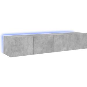 vidaXL TV Wall Cabinets - 2 pcs - Concrete Grey - TV Wall Cabinets vidaXL TV Wall Cabinets - 2 pcs - Concrete Grey - TV Wall Cabinets
