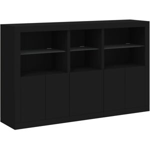 vidaXL Black Sideboard with LED Lights - Sideboard vidaXL Black Sideboard with LED Lights - Sideboard