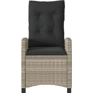 Silla reclinable de jardín con cojines - Silla de jardín Silla reclinable de jardín con cojines - Silla de jardín