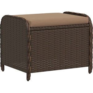 vidaXL 365735 brown garden outdoor ottoman vidaXL 365735 brown garden outdoor ottoman