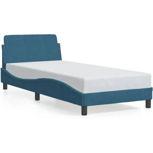VidaXL Bettgestell - Blau - 90x200 cm - Stabil Support VidaXL Bettgestell - Blau - 90x200 cm - Stabil Support