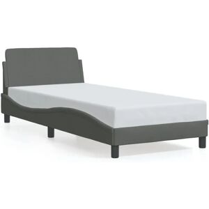 VidaXL Bed Frame - Donkergrijs - 120x200 cm - Slaapkamermeubels VidaXL Bed Frame - Donkergrijs - 120x200 cm - Slaapkamermeubels