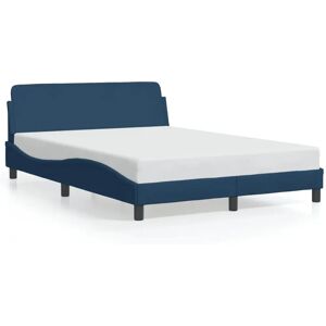 vidaXL Bedframe - Blauw, 120x200cm, Modern Ontwerp vidaXL Bedframe - Blauw, 120x200cm, Modern Ontwerp