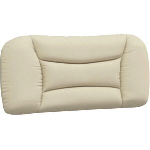 vidaXL Hoofdbordkussen Crème 90 cm Stof - Hoofdbord Kussen vidaXL Hoofdbordkussen Crème 90 cm Stof - Hoofdbord Kussen