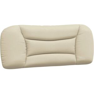 vidaXL Kopfteilkissen Creme 100 cm Stoff - Kopfteilkissen vidaXL Kopfteilkissen Creme 100 cm Stoff - Kopfteilkissen
